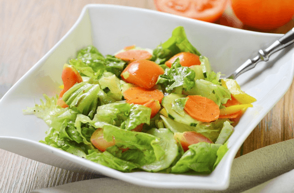 Zielona sałatka z warzyw